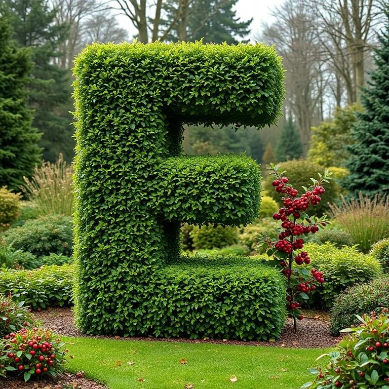 Hedge — letter E