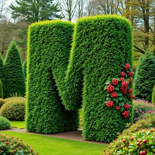 Hedge — letter M