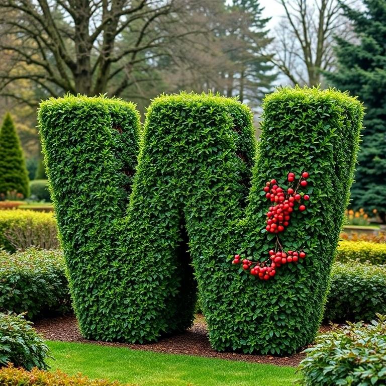 Hedge — letter W