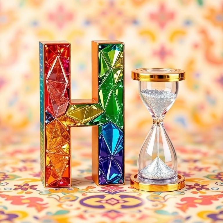 Hourglass — letter H