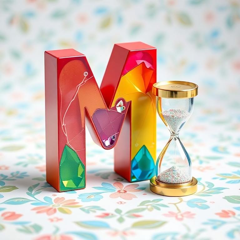 Hourglass — letter M