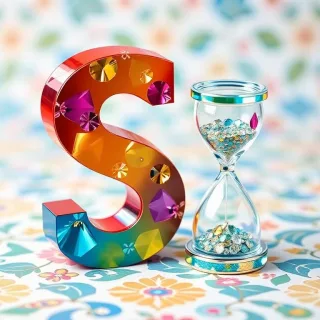 Hourglass — letter S