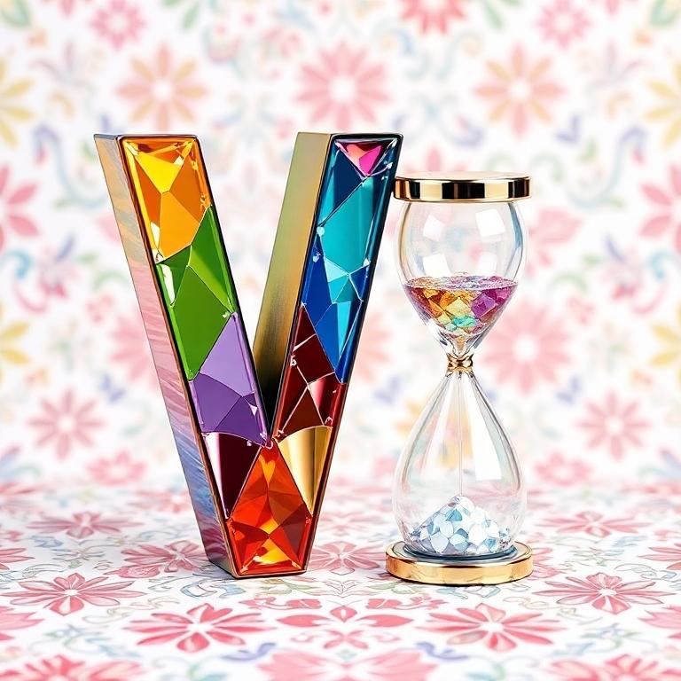 Hourglass — letter V