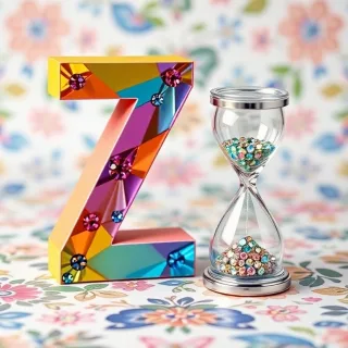 Hourglass — letter Z