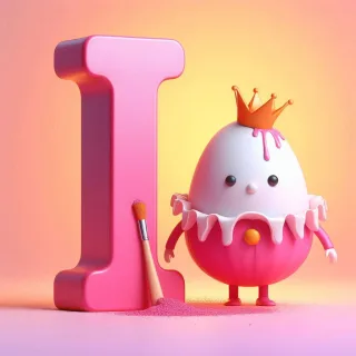 Humpty Dumpty — letter I (variant 2)