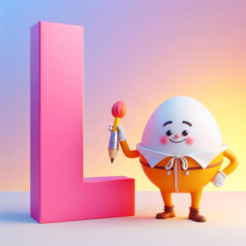 Humpty Dumpty — letter L (variant 2)