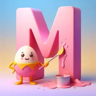 Humpty Dumpty — letter M