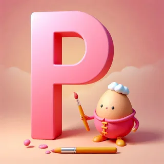 Humpty Dumpty — letter P