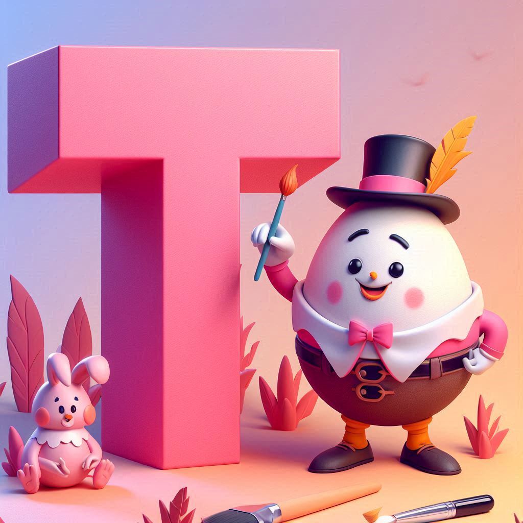 Humpty Dumpty — letter T (variant 2)