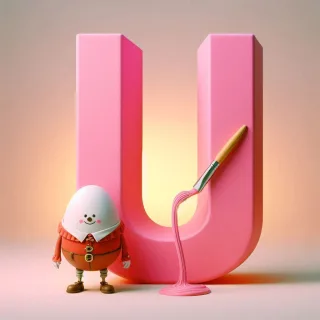 Humpty Dumpty — letter U