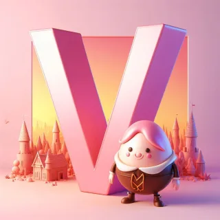 Humpty Dumpty — letter V