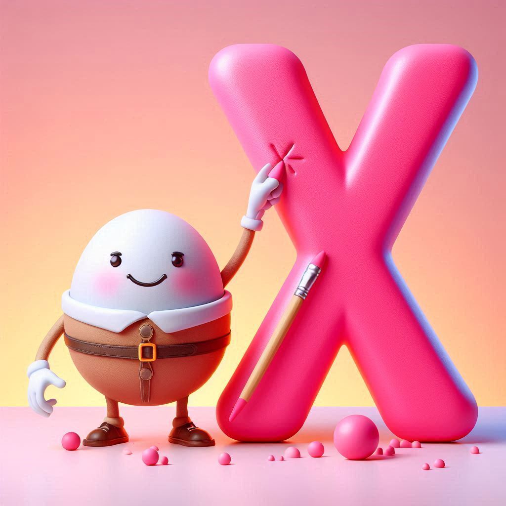 Humpty Dumpty — letter X