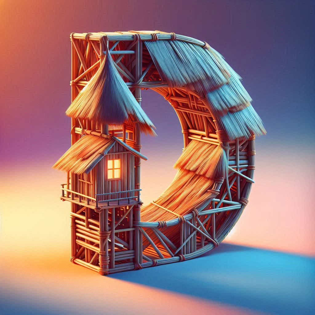 Hut 2 — letter D