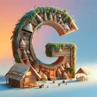 Hut 2 — letter G (variant 2)