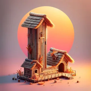 Hut 2 — letter L