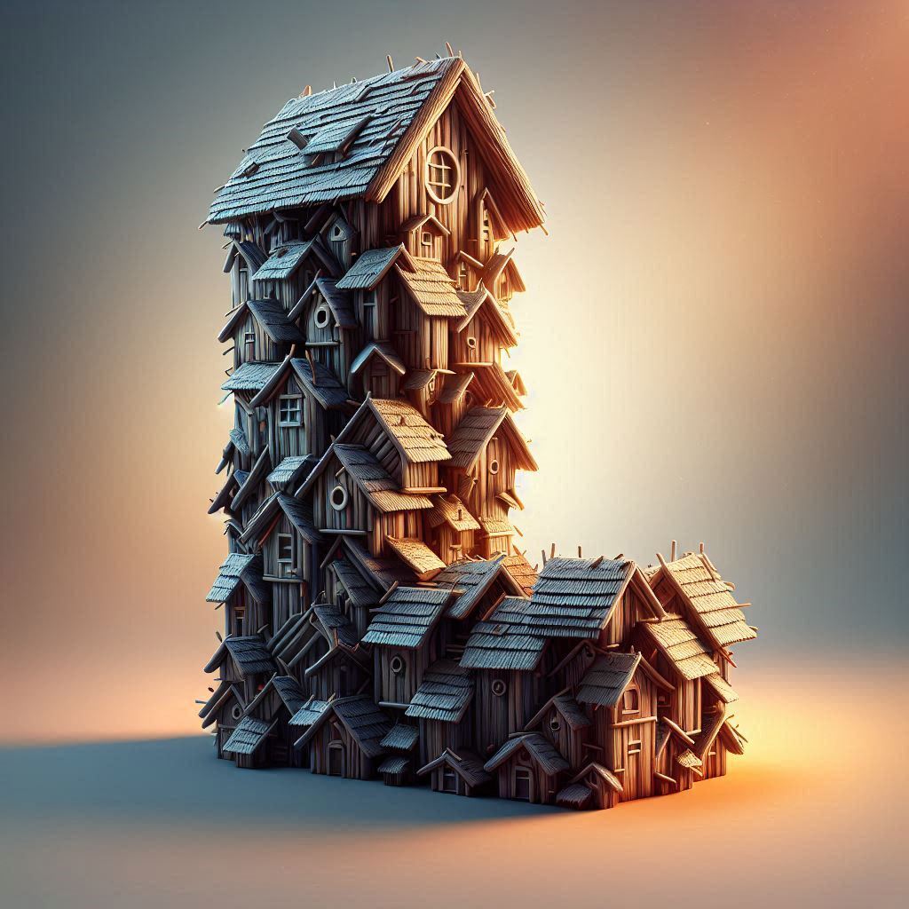Hut 2 — letter L (variant 2)
