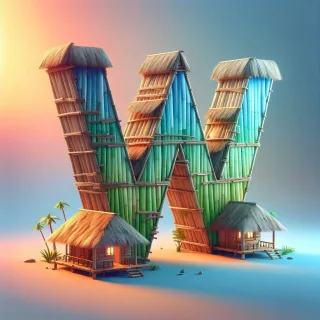 Hut 2 — letter W