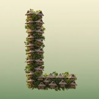 Hut — letter L