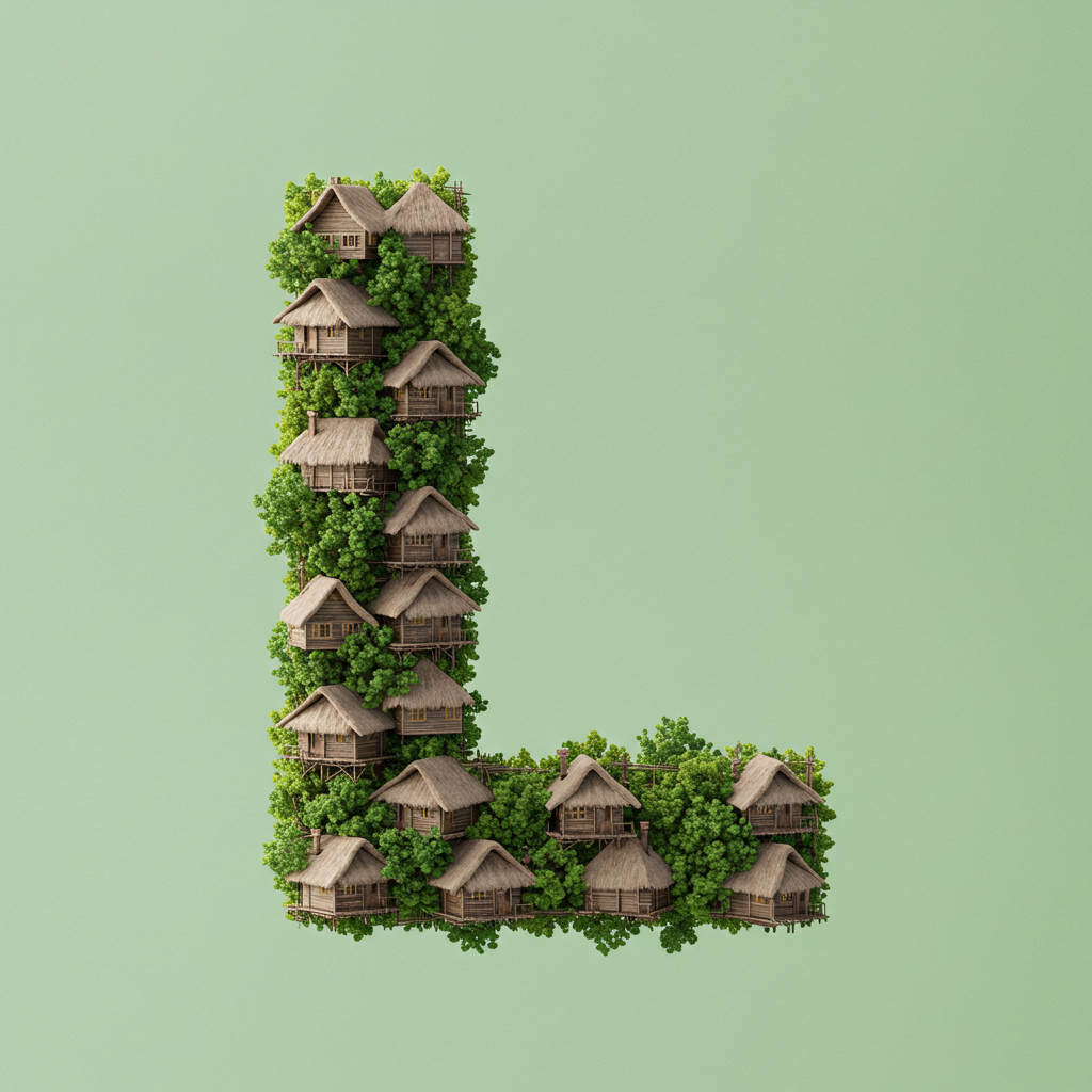 Hut — letter L (variant 2)