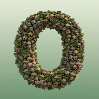 Hut — letter O
