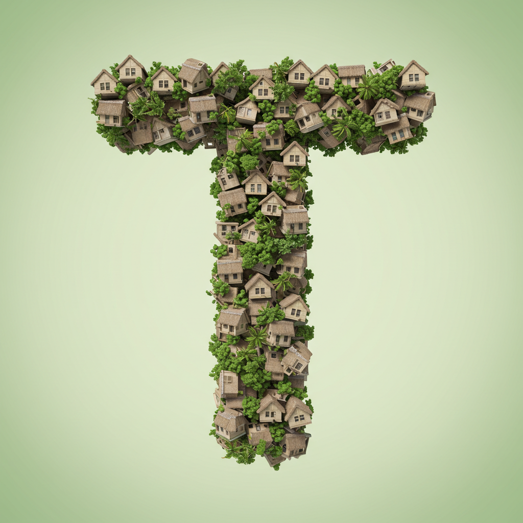 Hut — letter T