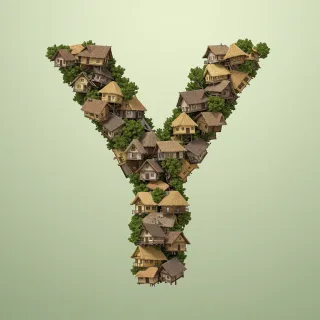Hut — letter Y