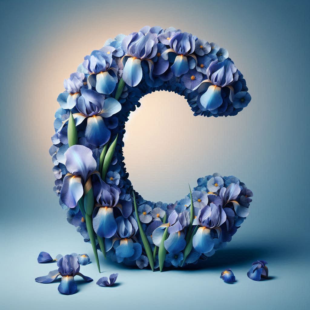 Iris 2 — letter C (variant 2)