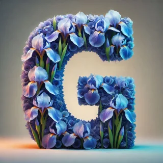 Iris 2 — letter G (variant 2)