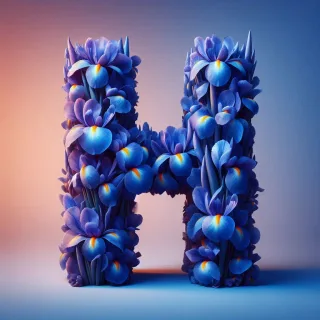 Iris 2 — letter H