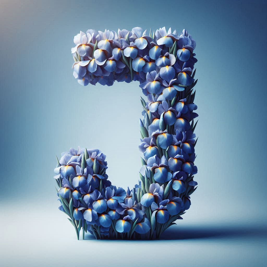 Iris 2 — letter J (variant 2)