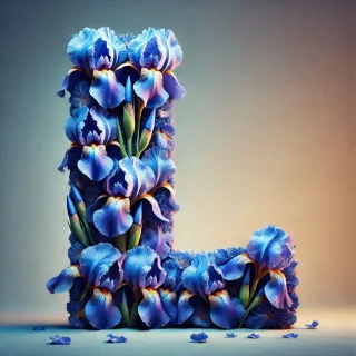 Iris 2 — letter L (variant 2)
