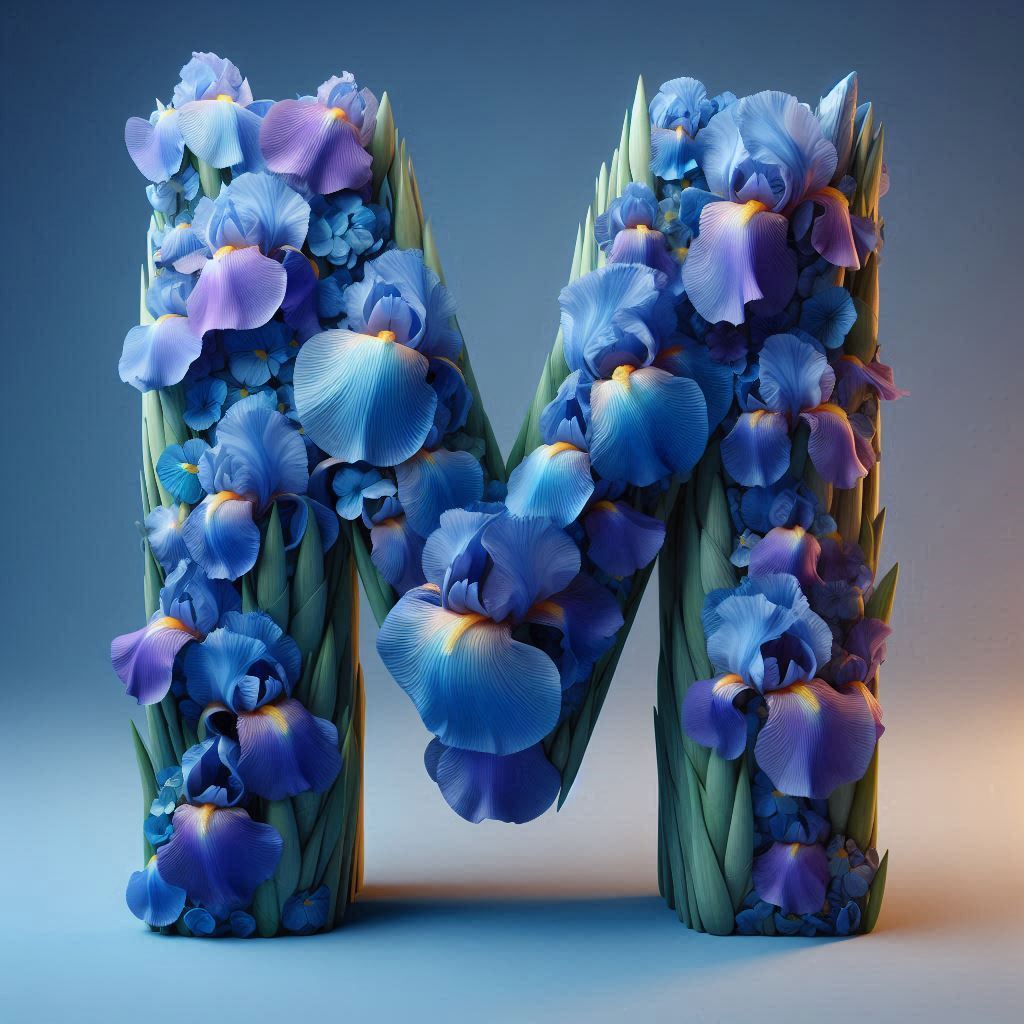 Iris 2 — letter M