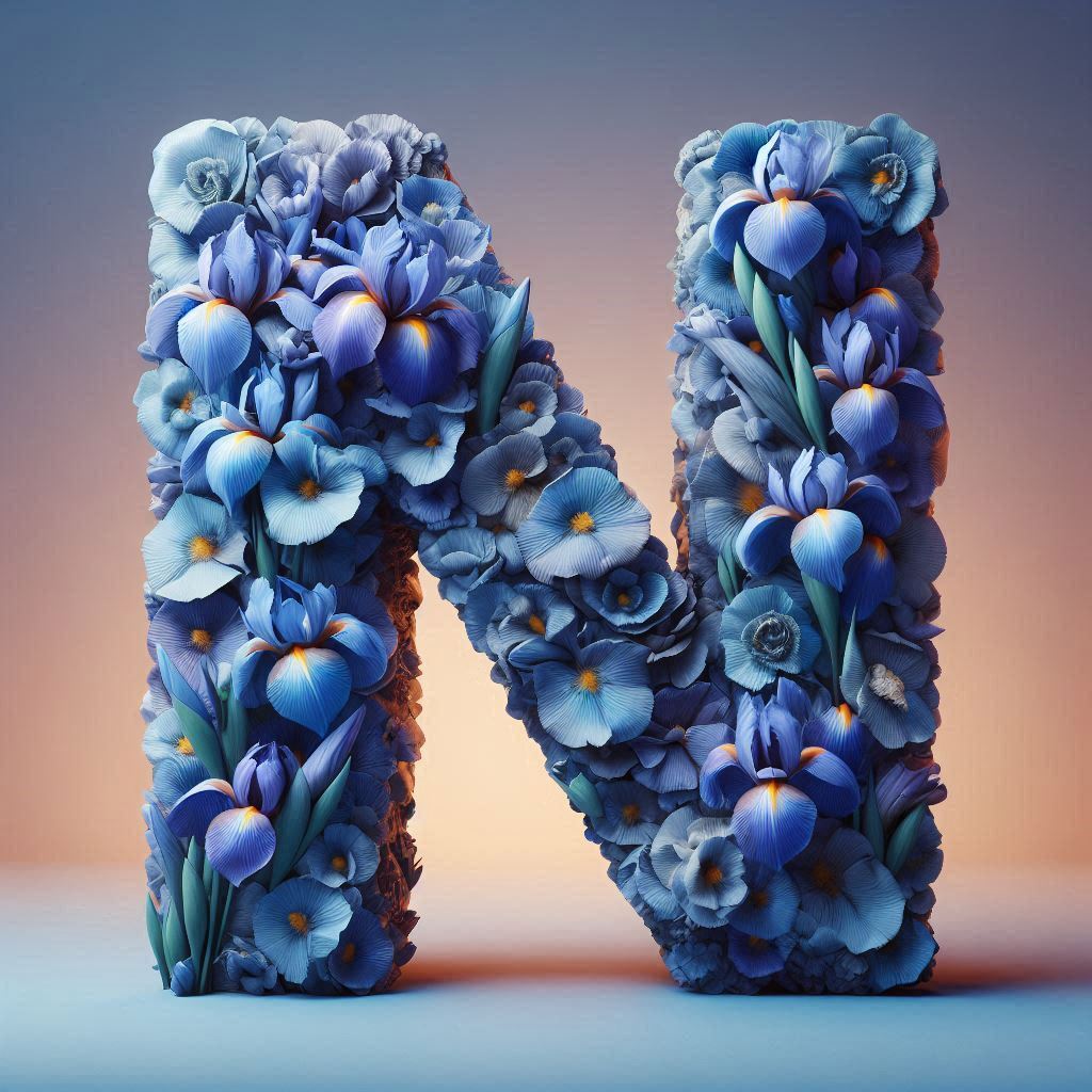 Iris 2 — letter N (variant 2)