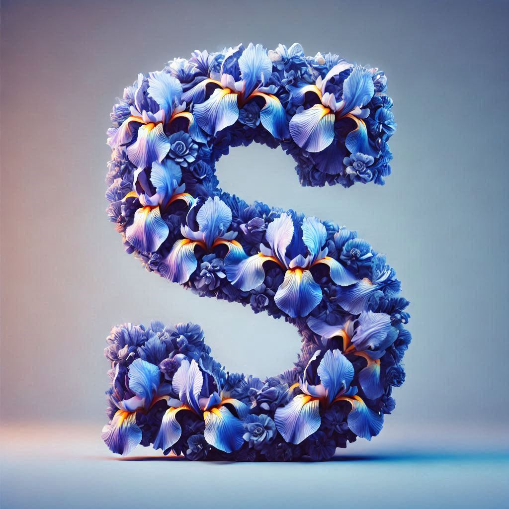 Iris 2 — letter S (variant 2)
