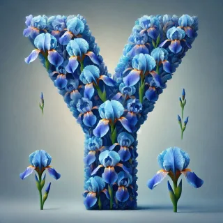 Iris 2 — letter Y (variant 2)