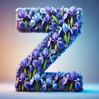 Iris 2 — letter Z (variant 2)
