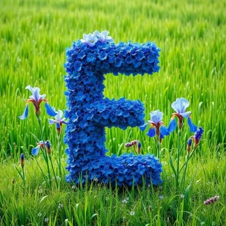 Iris — letter E