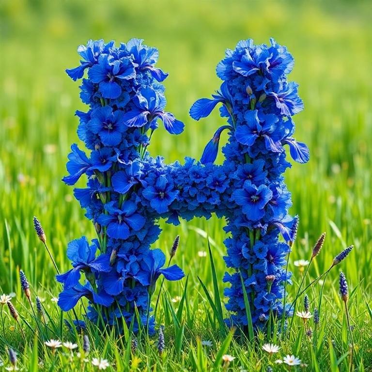 Iris — letter H