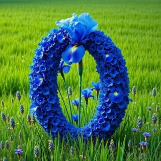 Iris — letter O