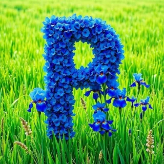 Iris — letter P