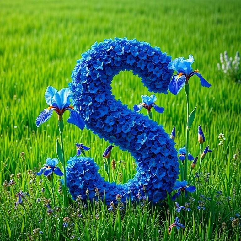 Iris — letter S