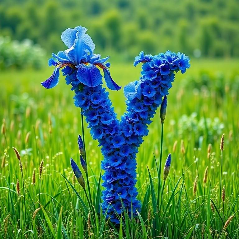 Iris — letter Y