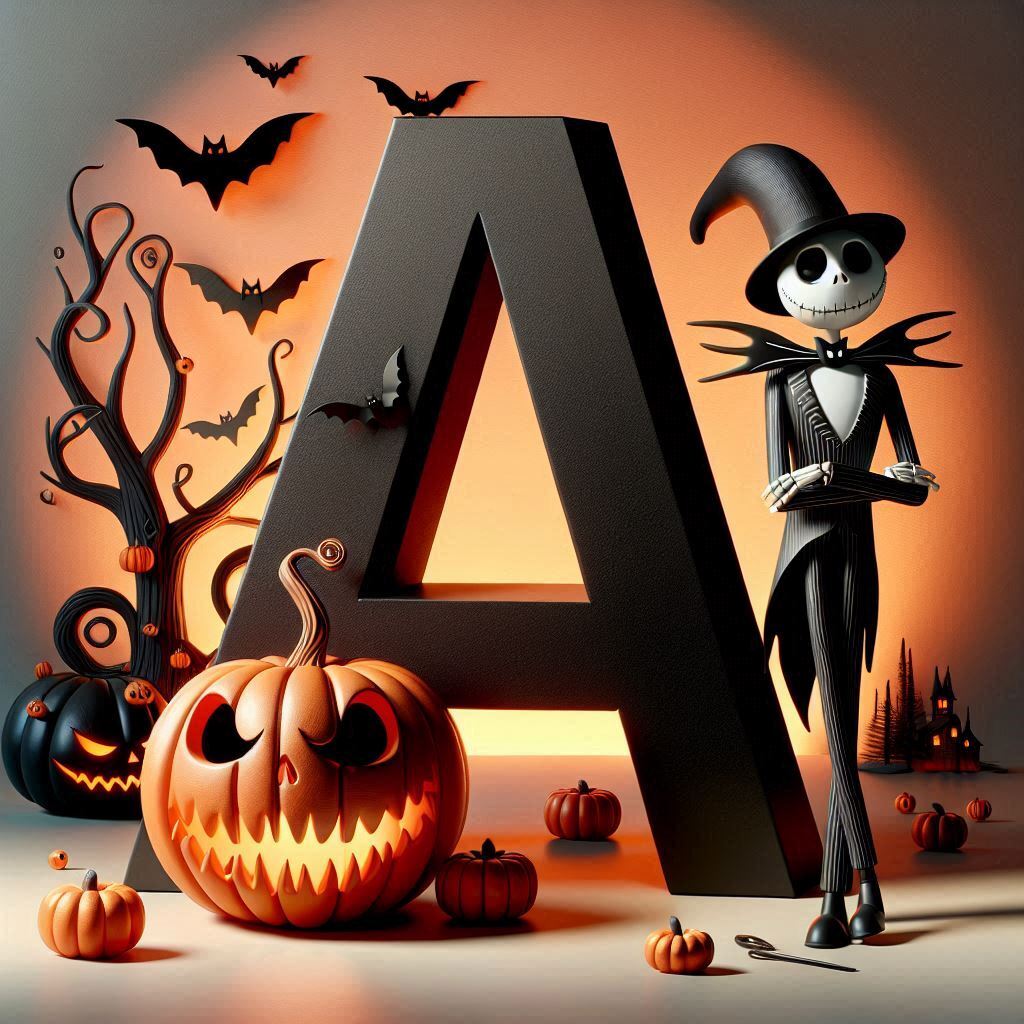 Jack Skellington — letter A