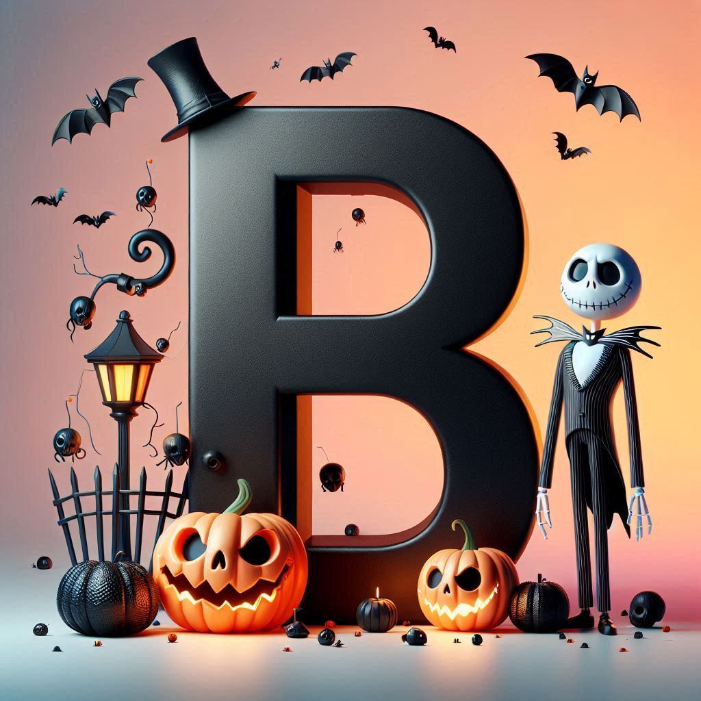 Jack Skellington — letter B