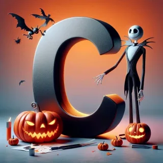 Jack Skellington — letter C