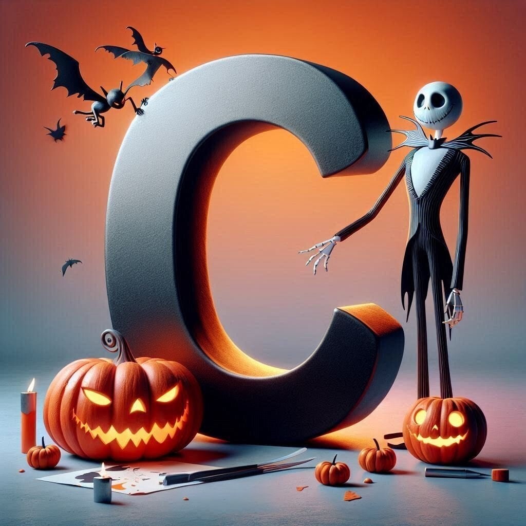 Jack Skellington — letter C