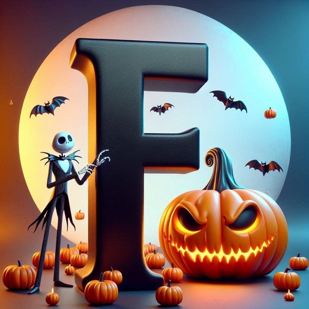 Jack Skellington — letter F