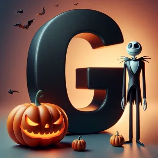 Jack Skellington — letter G