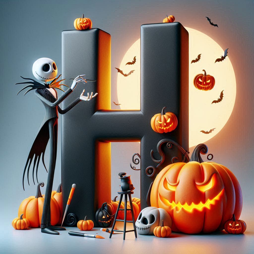 Jack Skellington — letter H