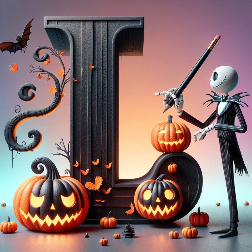 Jack Skellington — letter L (variant 2)